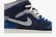 Air Jordan 1 Mid SE Craft 'Inside Out - Obsidian' DR8868-400 - Image 2