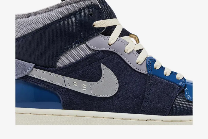 Air Jordan 1 Mid SE Craft 'Inside Out - Obsidian' DR8868-400 - Image 2