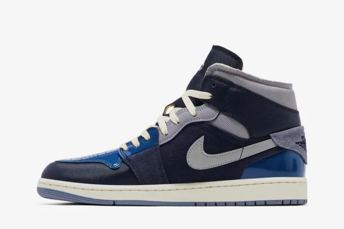 Air Jordan 1 Mid SE Craft 'Inside Out - Obsidian' DR8868-400 - Image 3
