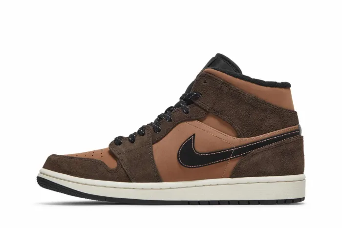 Air Jordan 1 Mid SE 'Dark Chocolate' DC7294-200 - Image 3
