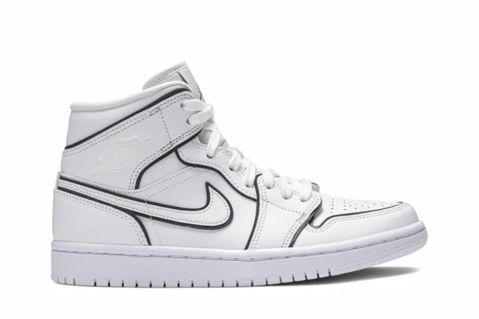 Air Jordan 1 Mid SE 'Iridescent Trim' CK6587-100 - Image 1