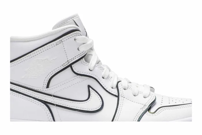 Air Jordan 1 Mid SE 'Iridescent Trim' CK6587-100 - Image 2