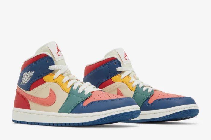 Air Jordan 1 Mid SE 'Multi-Color 2022' DN3738-400 - Image 8