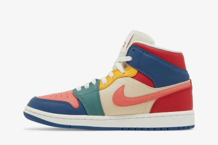 Air Jordan 1 Mid SE 'Multi-Color 2022' DN3738-400 - Image 3