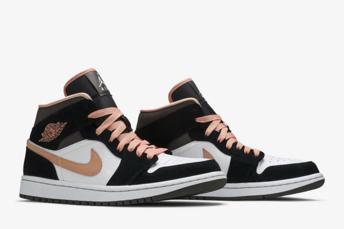 Air Jordan 1 Mid SE 'Peach Mocha' DH0210-100 - Image 8