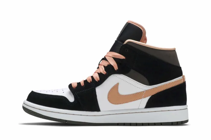 Air Jordan 1 Mid SE 'Peach Mocha' DH0210-100 - Image 3