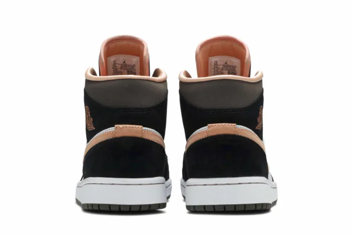 Air Jordan 1 Mid SE 'Peach Mocha' DH0210-100 - Image 6