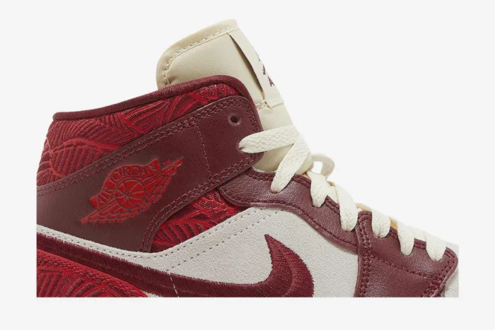 Air Jordan 1 Mid SE 'Red Cream' DZ2820-601 - Image 2