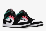 Air Jordan 1 Mid SE 'South Beach Black' 852542-116 - Image 8