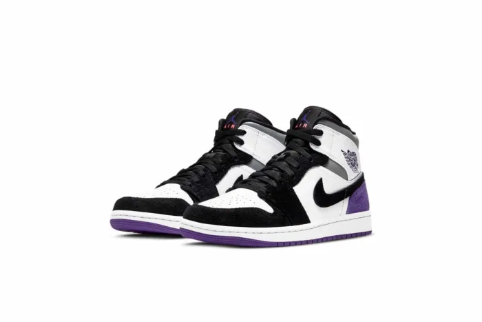 Air Jordan 1 Mid SE 'Varsity Purple' 852542-105 - Image 3