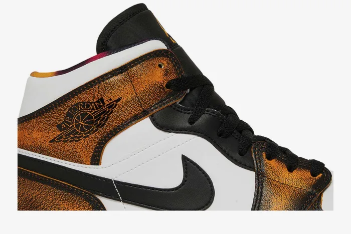 Air Jordan 1 Mid SE 'Wear-Away - Taxi' DQ8417-071 - Image 2
