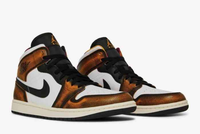 Air Jordan 1 Mid SE 'Wear-Away - Taxi' DQ8417-071 - Image 8