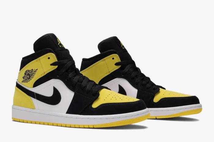 Air Jordan 1 Mid SE 'Yellow Toe' 852542-071 - Image 8