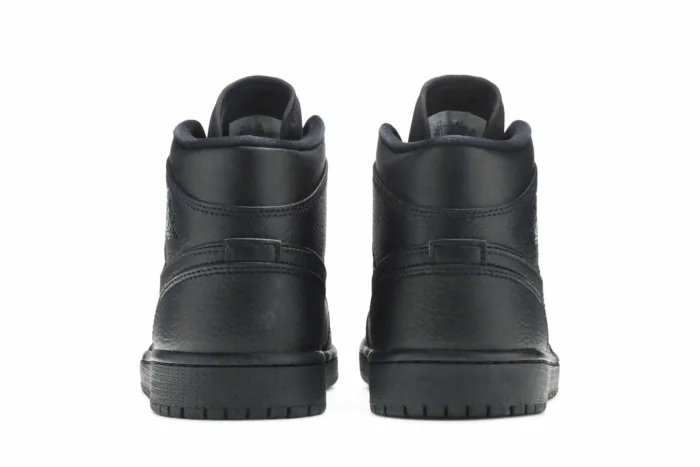 Air Jordan 1 Mid 'Triple Black' 2020 554724-091 - Image 6