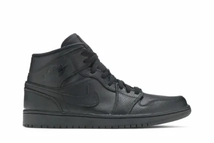 Air Jordan 1 Mid 'Triple Black' 2020 554724-091