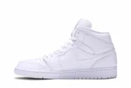 Air Jordan 1 Mid 'Triple White 2018' 554724-109 - Image 3