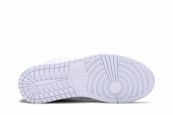 Air Jordan 1 Mid 'Triple White 2018' 554724-109 - Image 4