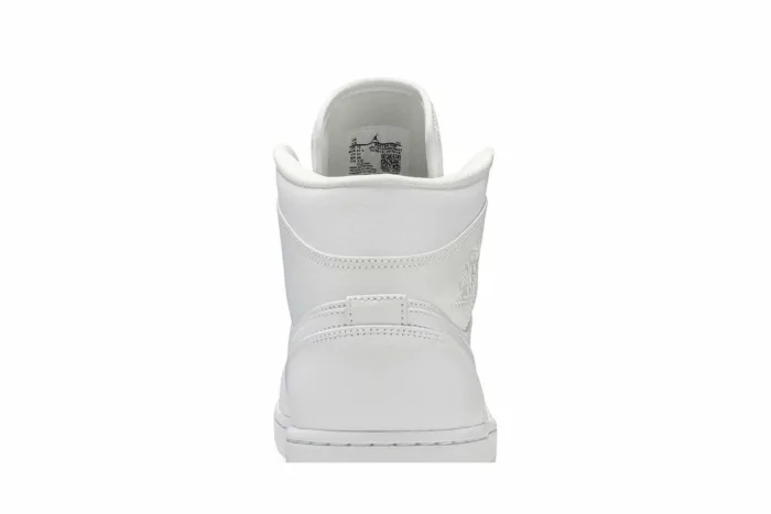 Air Jordan 1 Mid 'Triple White 2019' 554724-129 - Image 7