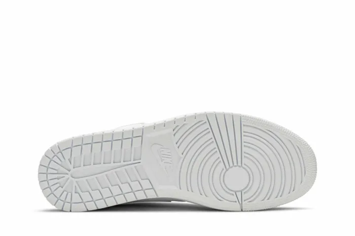 Air Jordan 1 Mid 'Triple White 2019' 554724-129 - Image 4