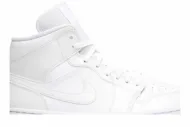 Air Jordan 1 Mid 'Triple White' BQ6472-100 - Image 2