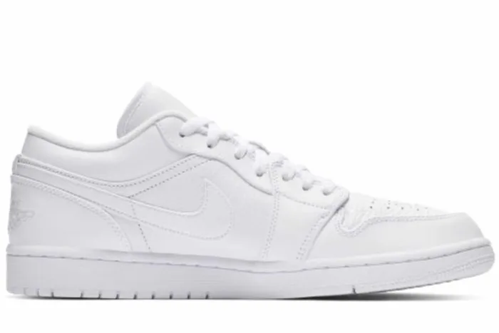 Air Jordan 1 Retro Low 'Triple White' 553558-111 - Image 2