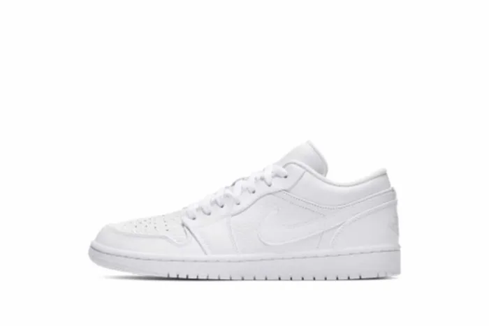 Air Jordan 1 Retro Low 'Triple White' 553558-111 - Image 1