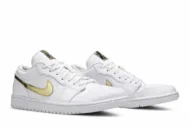 Air Jordan 1 Retro Low 'White Metallic Gold' CZ4776-100 - Image 8