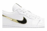 Air Jordan 1 Retro Low 'White Metallic Gold' CZ4776-100 - Image 2