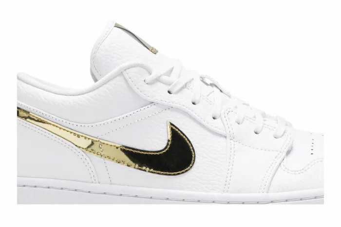 Air Jordan 1 Retro Low 'White Metallic Gold' CZ4776-100 - Image 2