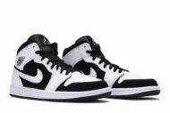 Air Jordan 1 Retro Mid 'Tuxedo' 554724-113 - Image 8