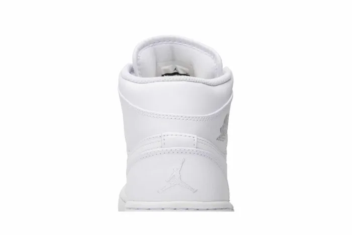 Air Jordan 1 Retro Mid 'White Pure Platinum' 554724-104 - Image 7