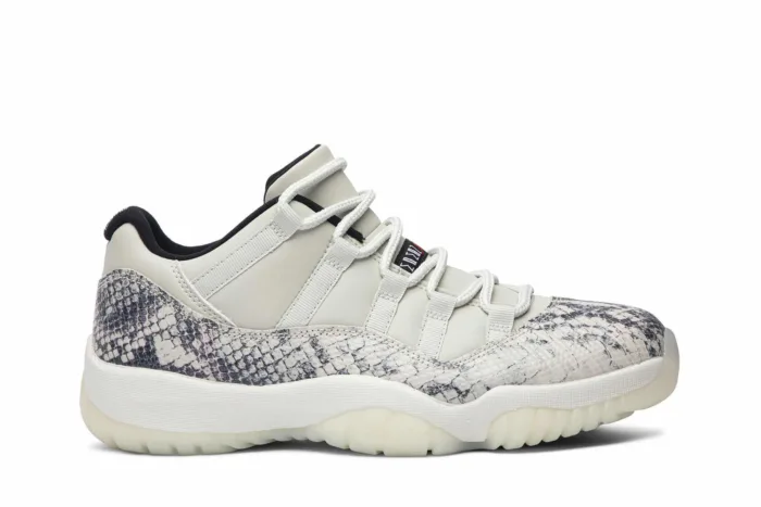 Air Jordan 11 Retro Low 'Light Bone Snakeskin' CD6846-002 - Image 1