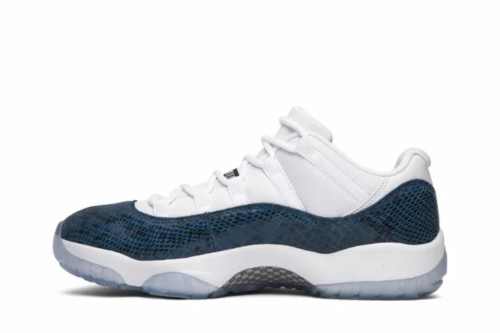 Air Jordan 11 Retro Low 'Navy Snakeskin' 2019 CD6846-102 - Image 3