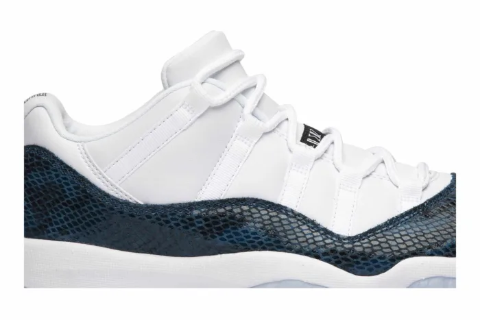 Air Jordan 11 Retro Low 'Navy Snakeskin' 2019 CD6846-102 - Image 2