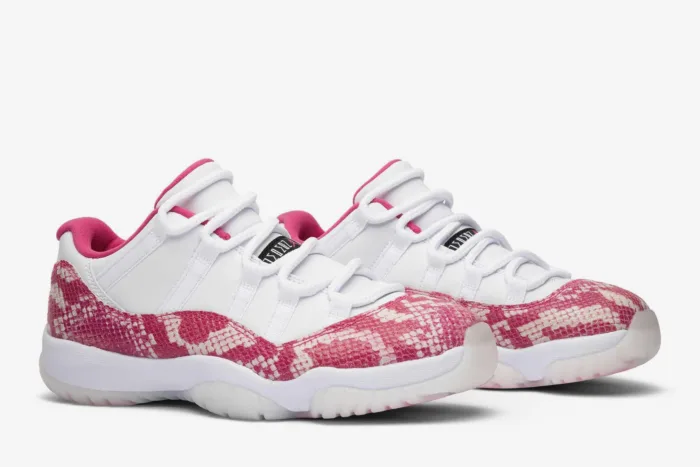 Air Jordan 11 Retro Low 'Pink Snakeskin' AH7860-106 - Image 8