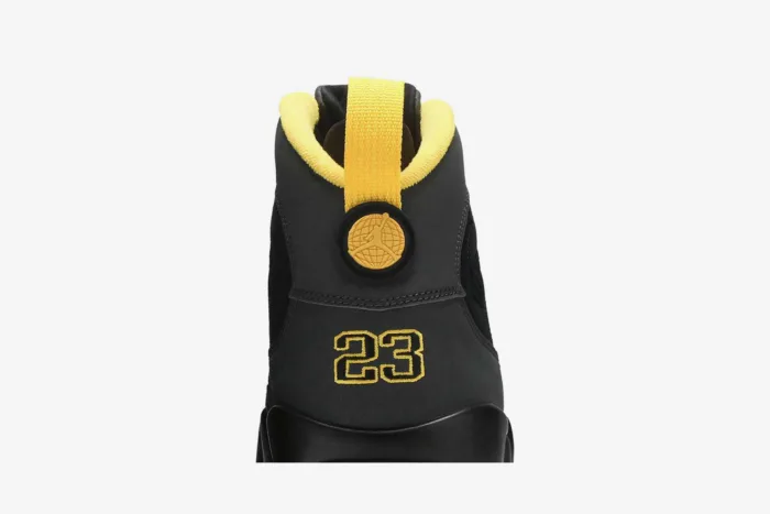 Air Jordan 9 Retro 'Black Dark Charcoal University Gold' CT8019-070 - Image 7