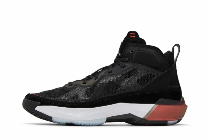 Air Jordan XXXVII Basketball Shoes 'Black Hot Punch' DD6958-091 - Image 3