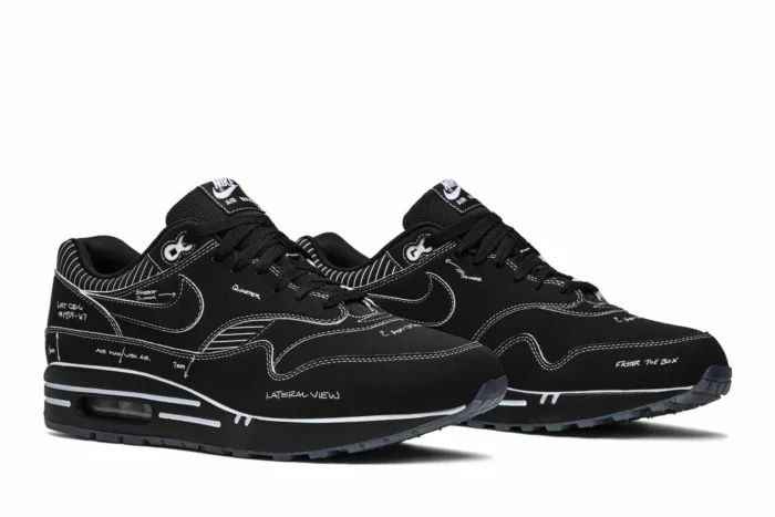 Air Max 1 'Sketch To Shelf - Black' CJ4286-001 - Image 8