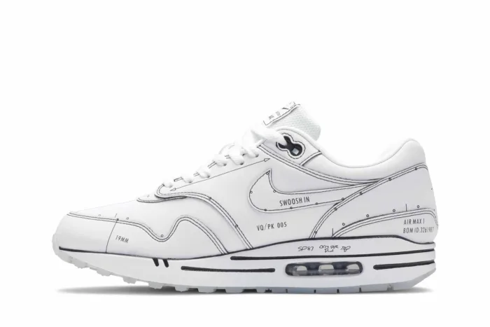 Air Max 1 'Sketch To Shelf - White' CJ4286-100 - Image 3