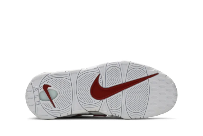 Air More Uptempo 'White Varsity Red' 2021 921948-102-21 - Image 4