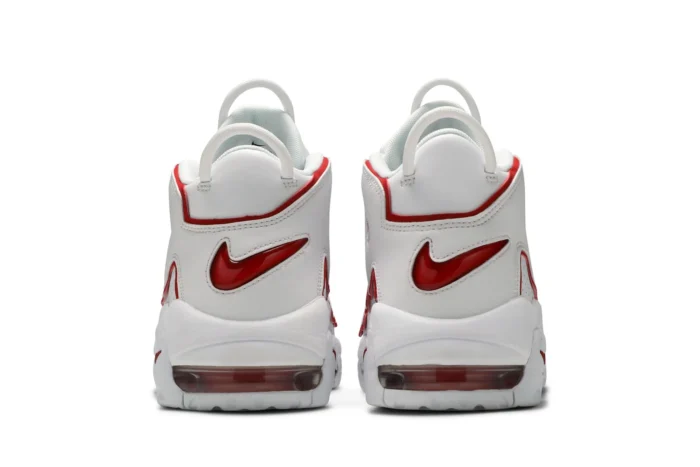 Air More Uptempo 'White Varsity Red' 2021 921948-102-21 - Image 6