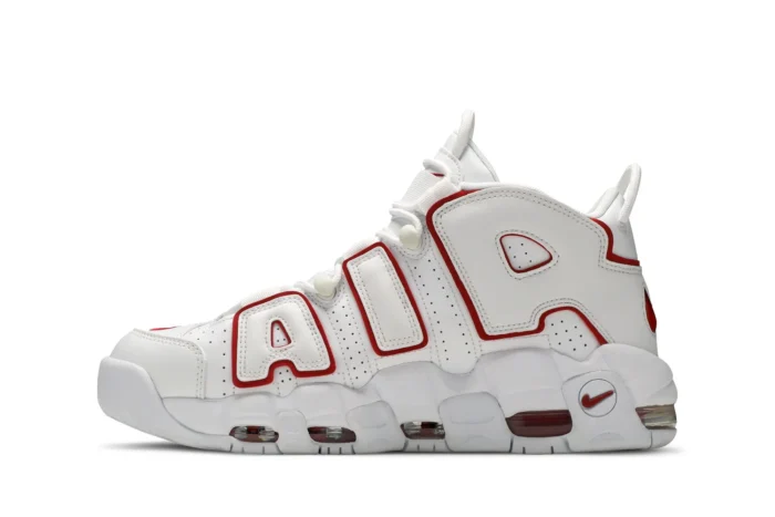 Air More Uptempo 'White Varsity Red' 2021 921948-102-21 - Image 3