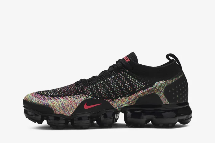 Air VaporMax Flyknit 2 'Black Multi-Color' 942842-017 - Image 3