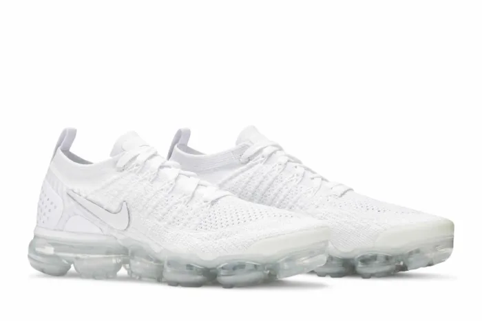 Air VaporMax Flyknit 2 'White Vast Grey' 942843-105 - Image 8