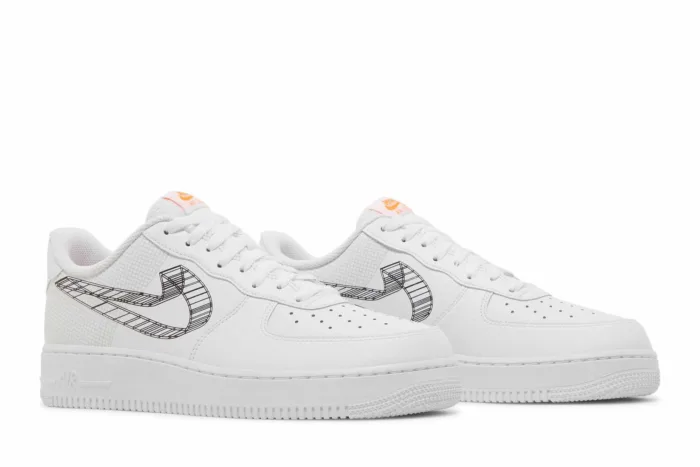 Nike Air Force 1 '07 '3D Swoosh' DR0149-100 - Image 8