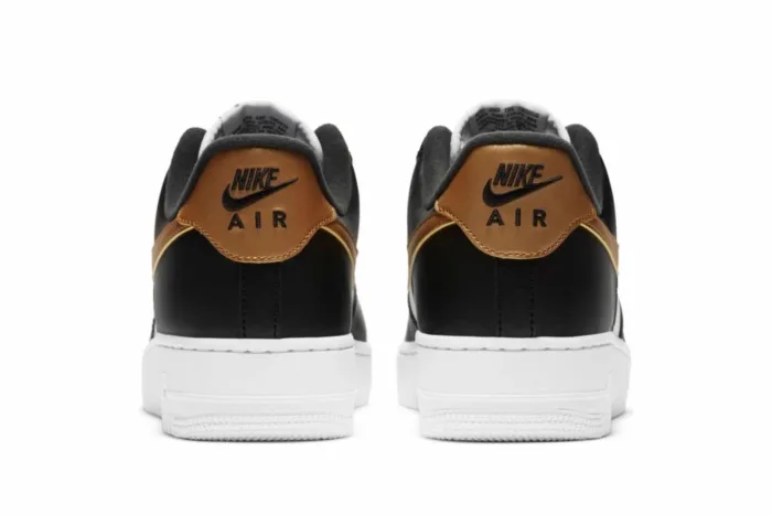 Nike Air Force 1 '07 'Black Gold' CZ9189-001 - Image 5