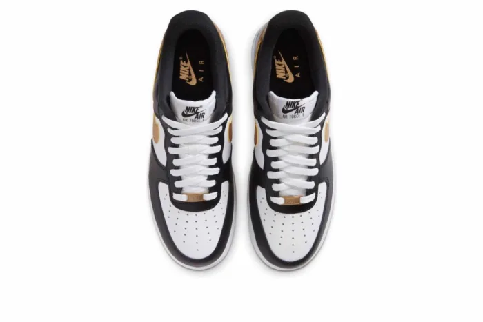 Nike Air Force 1 '07 'Black Gold' CZ9189-001 - Image 4