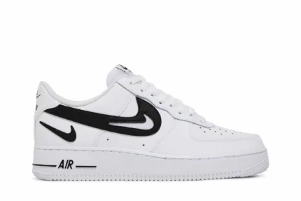 Nike Air Force 1 '07 'Cut Out Swoosh - White Black' DR0143-101