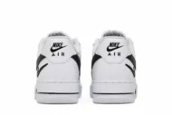 Nike Air Force 1 '07 'Cut Out Swoosh - White Black' DR0143-101 - Image 6