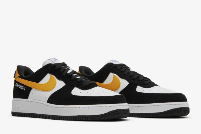 Nike Air Force 1 '07 LV8 'Athletic Club - Black University Gold' DH7568-002 - Image 8